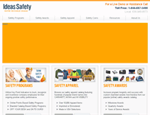 Tablet Screenshot of ideassafety.com